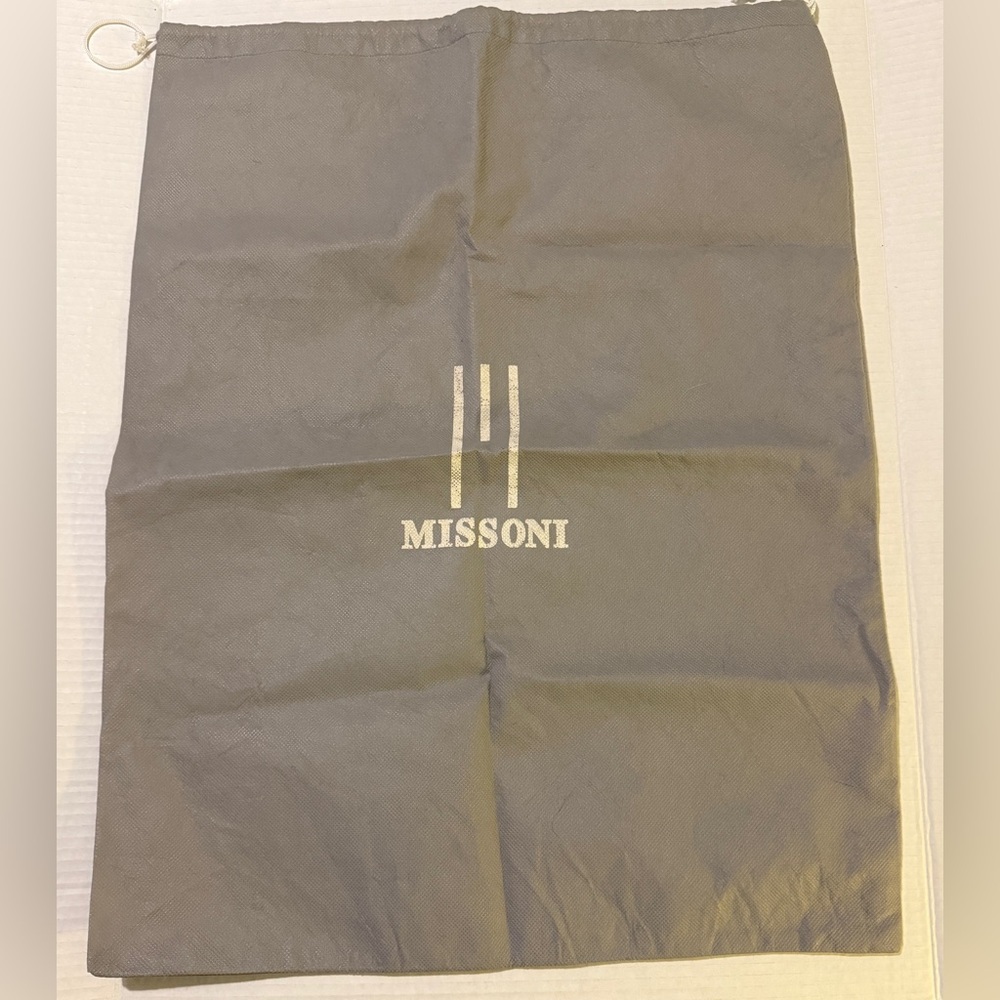 Missoni Grey Drawstring Dust Bag